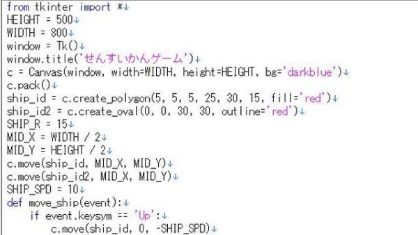 プログラミングのコード