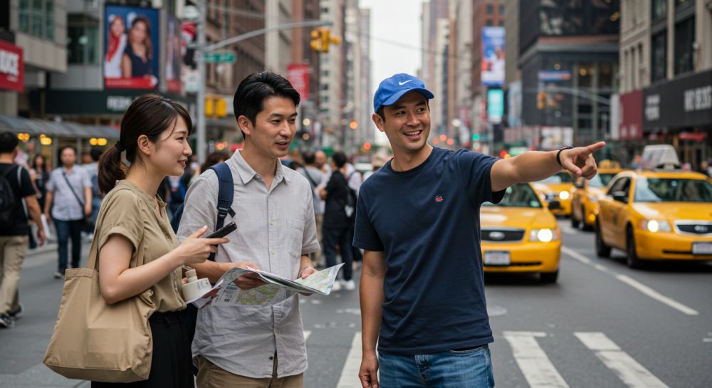New Yorkで道を聞けるようになりました。